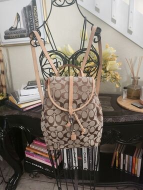 Coach Signature C monogram backpack